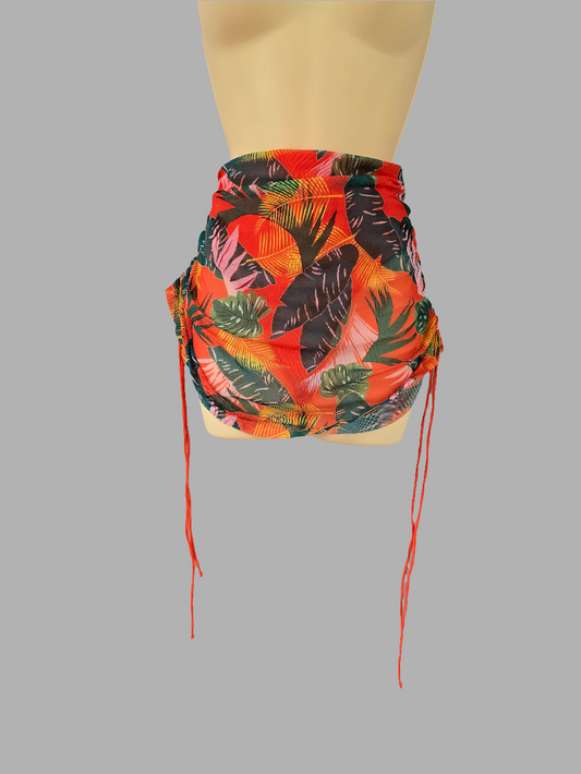 Womens tropical swimsuit bottoms skirt