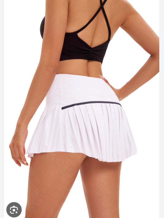 Womens mini tennis skort skirt