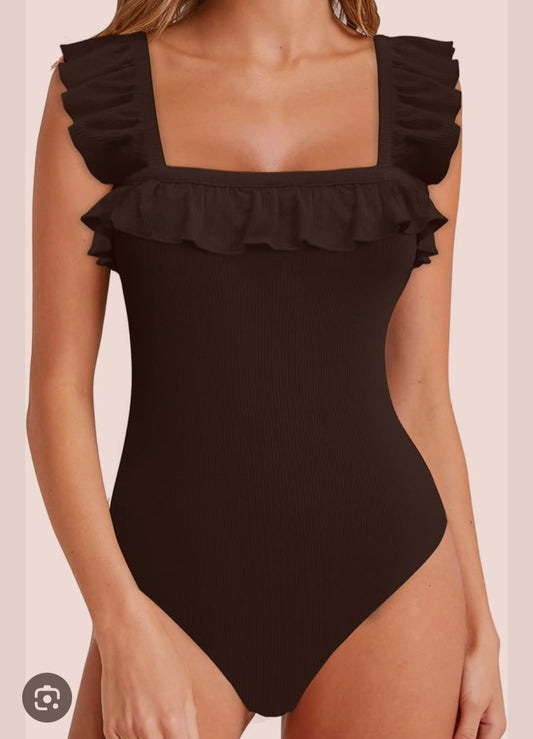 Mangopop black bodysuit